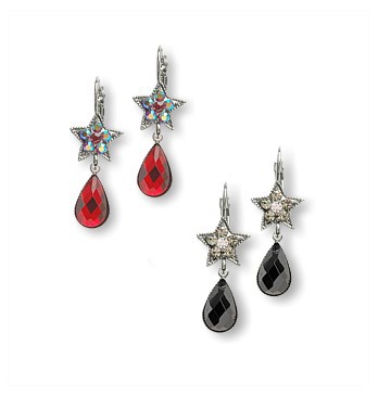 Diamante Star Earrings