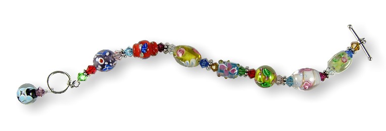 Millefiori Rainbow Bracelet