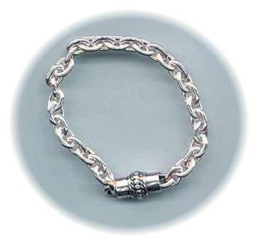 Navajo Silver Magnet Bracelet Small