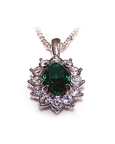 Regally Emerald Pendant