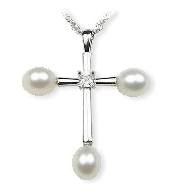 The Silver Pearl Cross
