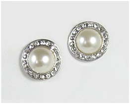 Pearl Rondella Earrings