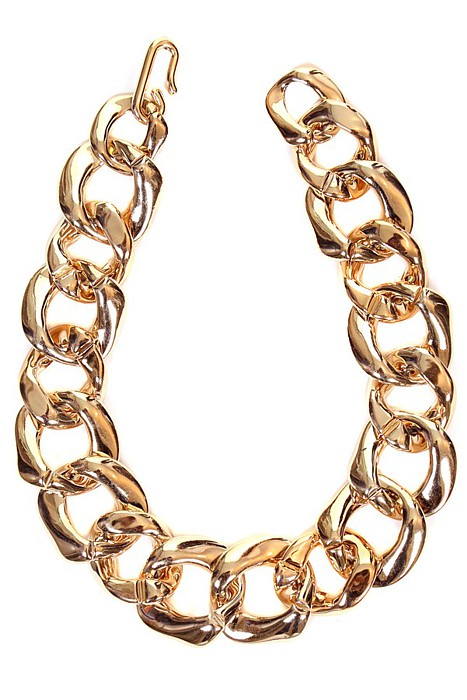 Gold Chainmail Necklace