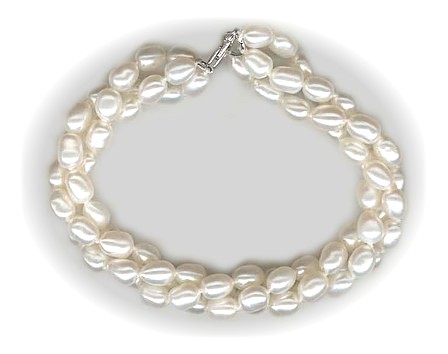 Freshwater Pearl Twister Bracelet