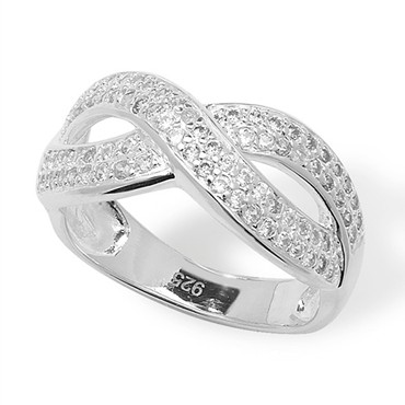 Infinity Sparkle Ring