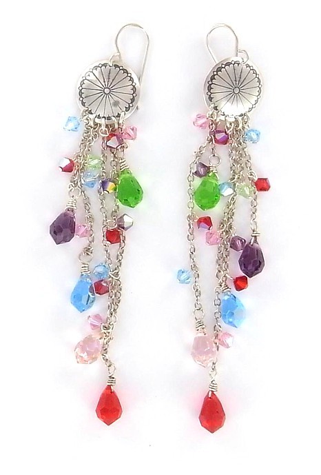 Rainbow Conch Earrings