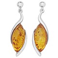 Amber Drop Earrings