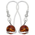 Amber Swirl Earrings