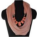 Pink Infinity Jewellery Scarf