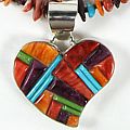 Mosaic Heart Necklace