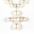 Pearl Angel Cross Necklace