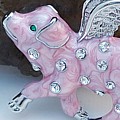 Pigs Might Fly Brooch Pink