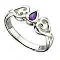 Classic Amethyst Celtic Band