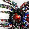 Rainbow Tarantula Brooch