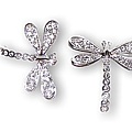 Swarovski Crystal Dragonfly Earrings