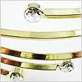 Gold Jewelled Circles Armband