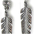 Aztec Feather Earrings