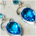 Bora Bora Blue Topaz Earrings