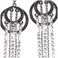 Chains of Command Earrings