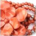 Coral Camelia Bracelet