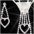 Crystal Hearts Tie Set