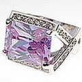 Violet Diva Drama Ring