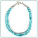 Heishi Turquoise 3 Strand Bracelet