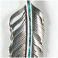 Los Alamos Feather Pendant