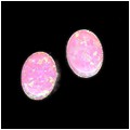 Mini Pink Opal Studs