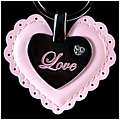 Pink Lady Love Handbag Charm