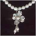 Prairie Pearl Rose Necklace