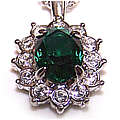 Regally Emerald Pendant