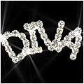 Rhinestone Diva Brooch