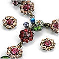 Rhinestone Rainbow Flowers Set