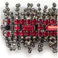 Ruby Fringe Bracelet