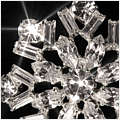 Swarovski Crystal Abstraction Brooch