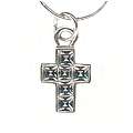 The Little Cross of Jewels Pendant